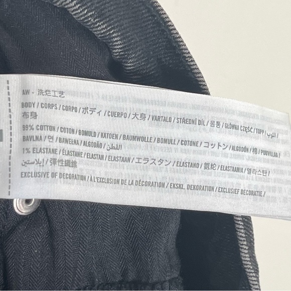 ABERCROMBIE & FITCH Curve Love Ultra High Rise 90s Slim Straight Jean Size 24 - Picture 12 of 12